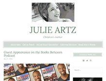 Tablet Screenshot of julieartz.com